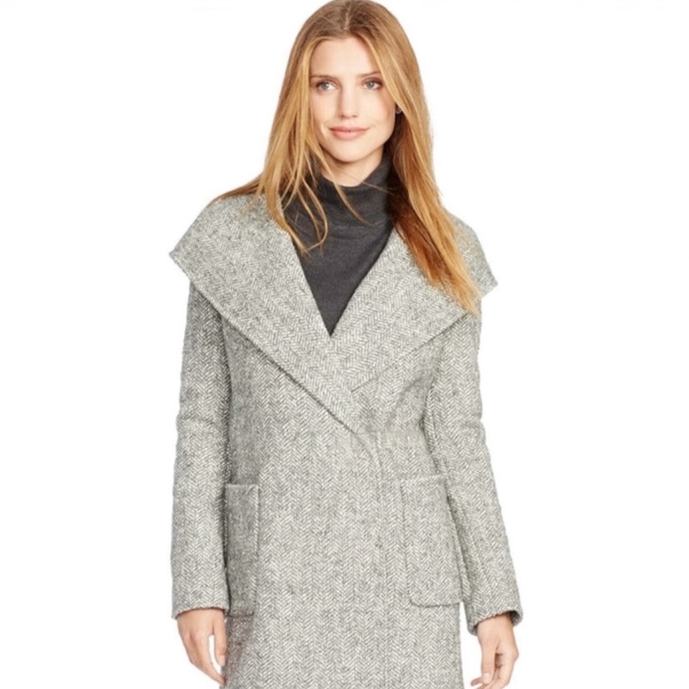 Ralph Lauren Women's Gray Trench Coat